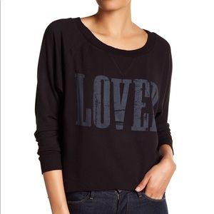 Haute hippie lover graphic sweatshirt